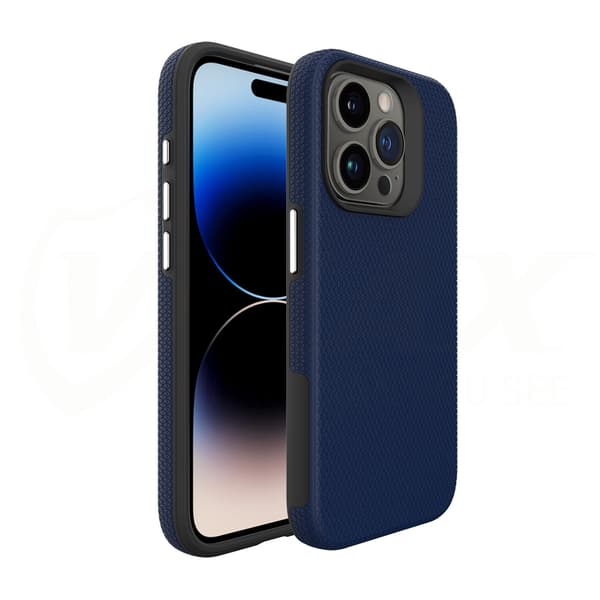 Vmax Triangle fodral för iPhone 16 Plus marinblå