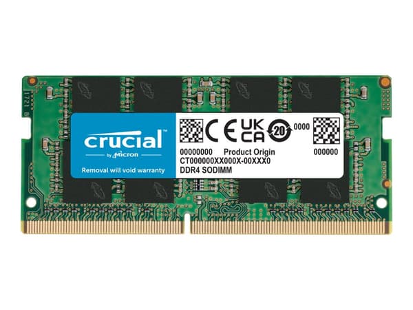 Crucial DDR4 SDRAM 8GB CL22 Icke-ECC SO DIMM 260-PIN