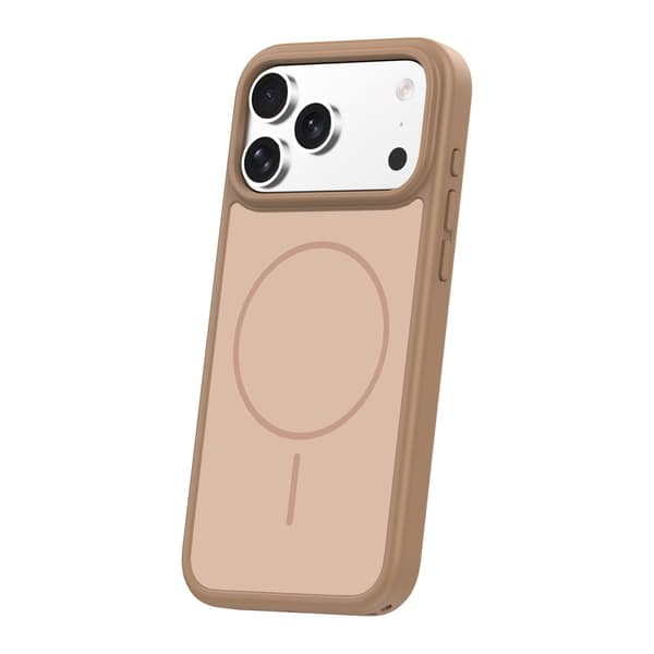 Frame Thin Mag skal för iPhone 17 Pro / 18 Pro brun