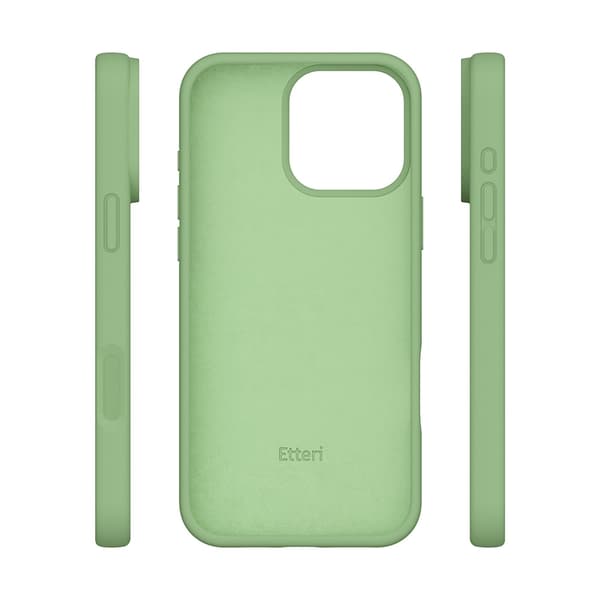 Etteri Silikonskal till iPhone 16 Pro Max 6,9\" ljusgrön
