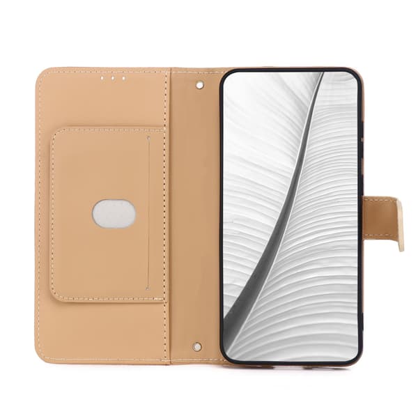 Smart Triangle-fodral för Honor 600 lite brun