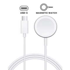USB-C magnetisk klockladdningskabel för alla klockserier (1 m / 3,3 fot) (OEM-kvalitet ny) (bulkförpackning)