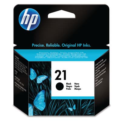 HP 21 svart 190 sidor bläck C9351AE