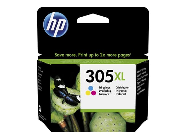 HP 302 svart 170 sidor bläck F6U66AE svart