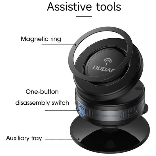Dudao F24MAX trådlös billaddare 15 watt