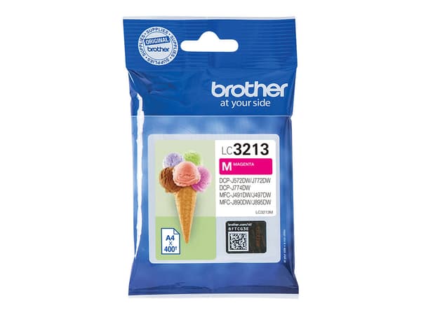 Brother LC 3213M Magenta 400 sidor bläck