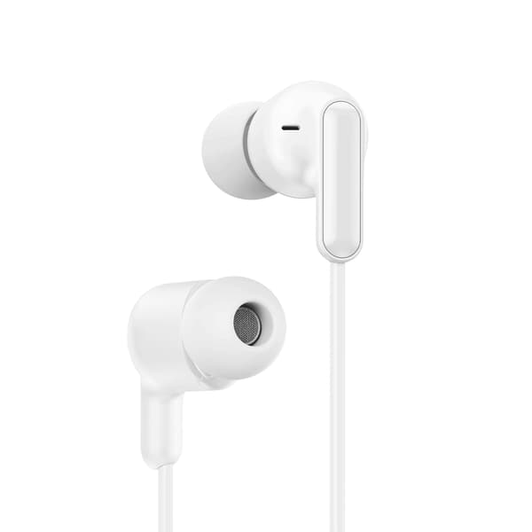 XO trådbundna hörlurar EP84 USB-C vit röd
