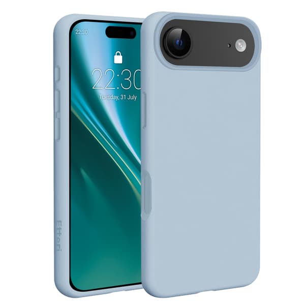 Etteri Silikon Mag skal för iPhone 17 Air ljusblå blå
