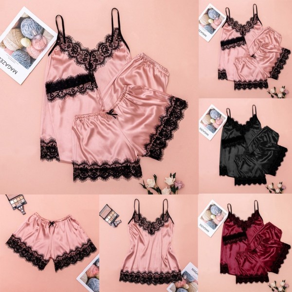 2 delars Nattkläder Underkläder|L|rosa|nr.4 rosa L