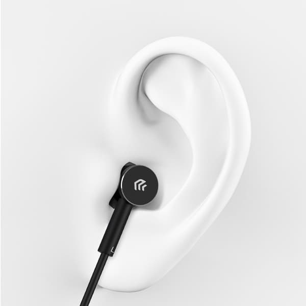 Devia trådbundna hörlurar Smart M1 Digital Metal USB-C svart svart
