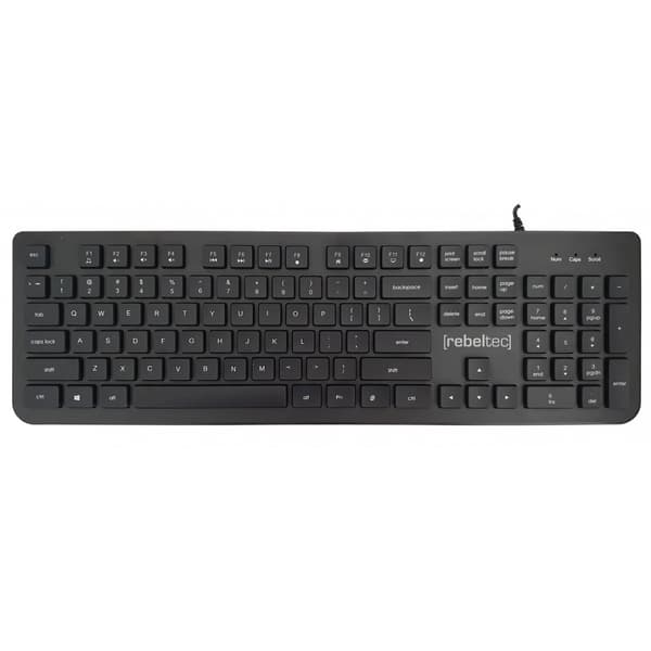 Rebeltec tangentbord USB Spiro
