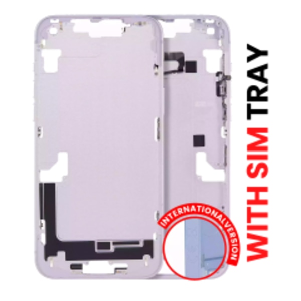Mellankåpa med smådelar för iPhone 14 Plus (EU / Global version) (Eftermarknad Plus) (Lila)