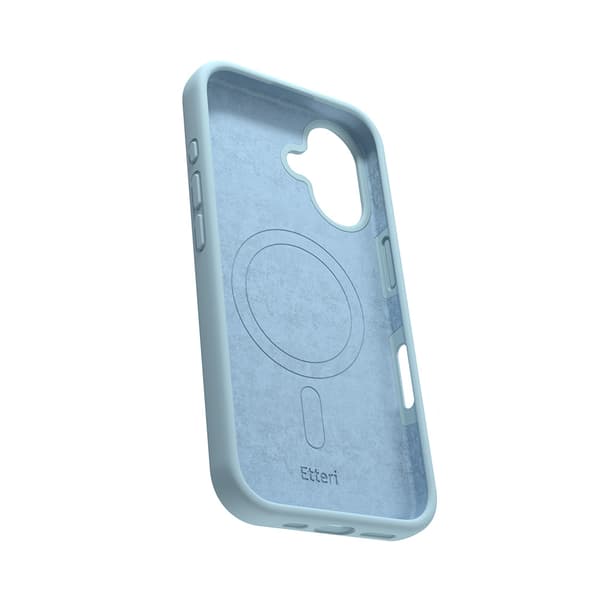 Etteri Silikon Mag skal för iPhone 16 Plus ljusblå