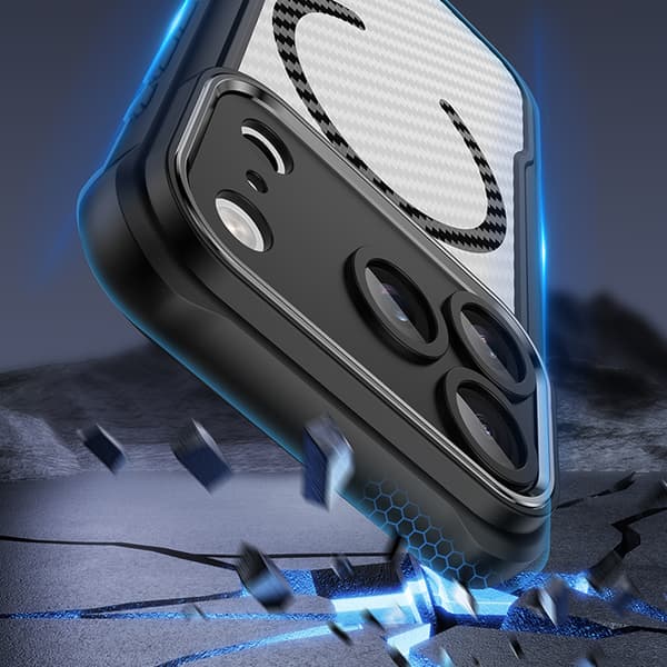 Defender Carbon Mag-skal för iPhone 17 Pro Max 6,9\" svart