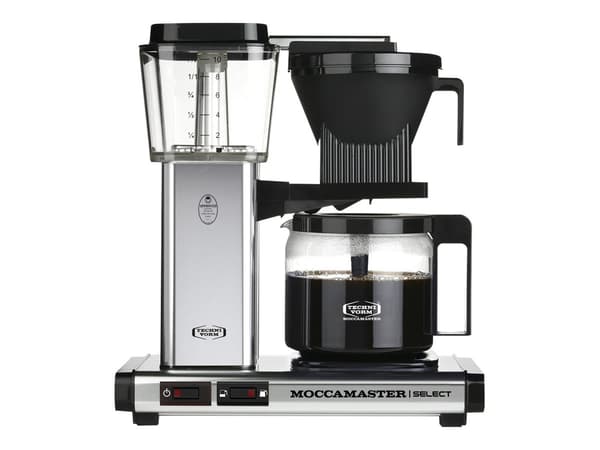Moccamaster KBG Select Kaffemaskine Poleret silver