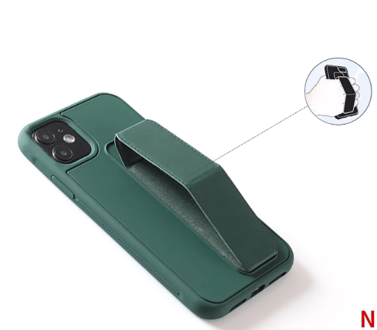 Handrem Metall stativfodral för iphone 13 pro grön