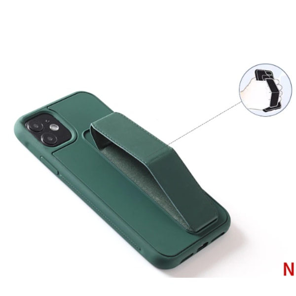 Handrem Metall stativfodral för iphone 13 pro grön grön