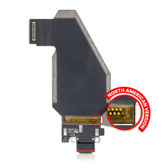 Laddningsport Flexkabel för Google Pixel 4 XL (amerikansk version) (äkta OEM)