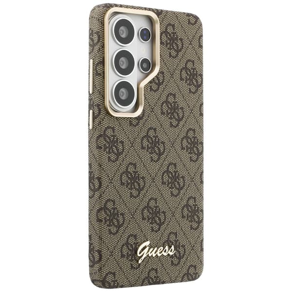 Guess fodral 4G Script MagSafe för Samsung Galaxy S26 Ultra brun