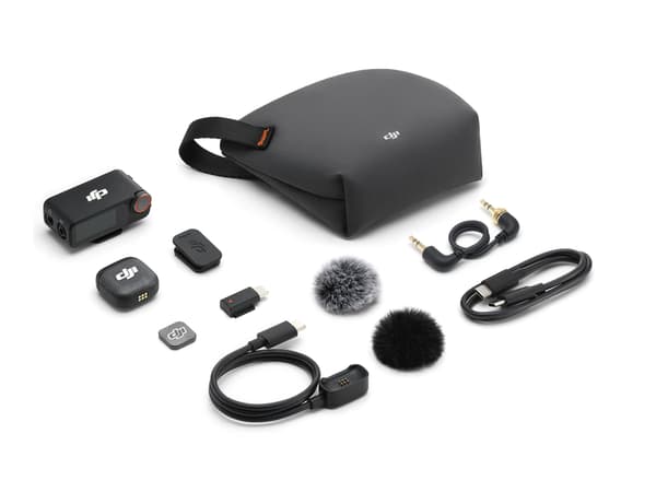 DJI Mic 3 Trådlös mikrofonsystem trådlös svart
