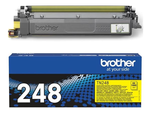 Brother TN248Y Gul 1000 sidor Toner gul