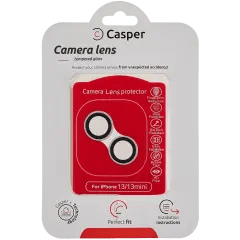 Casper Kameralinsskydd för iPhone 13 / 13 Mini (Rosa) (Klar)