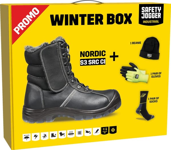 Styreboks svart 3-bens 3 trin