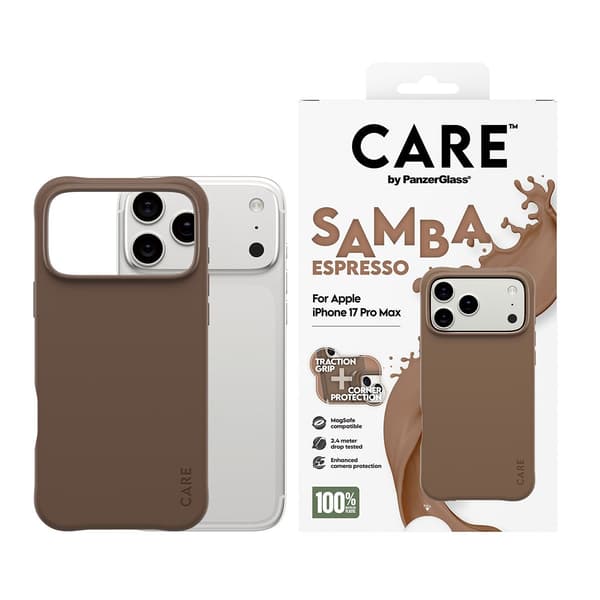 CARE by PanzerGlass Samba Skyddsfodral svart Apple iPhone 17 Pro Max