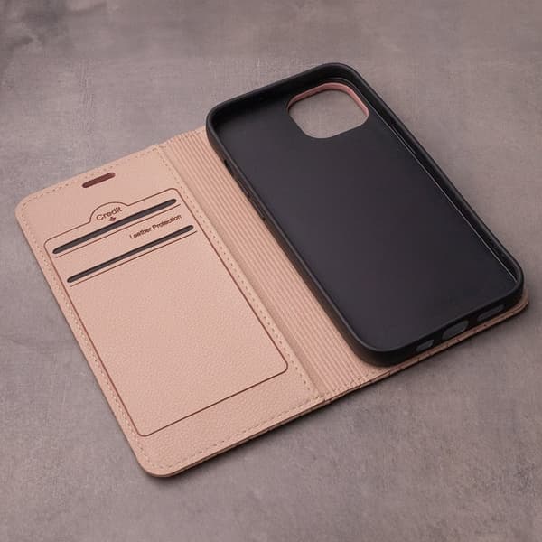 Smart Caro-skal för iPhone 16 Pro Max beige svart
