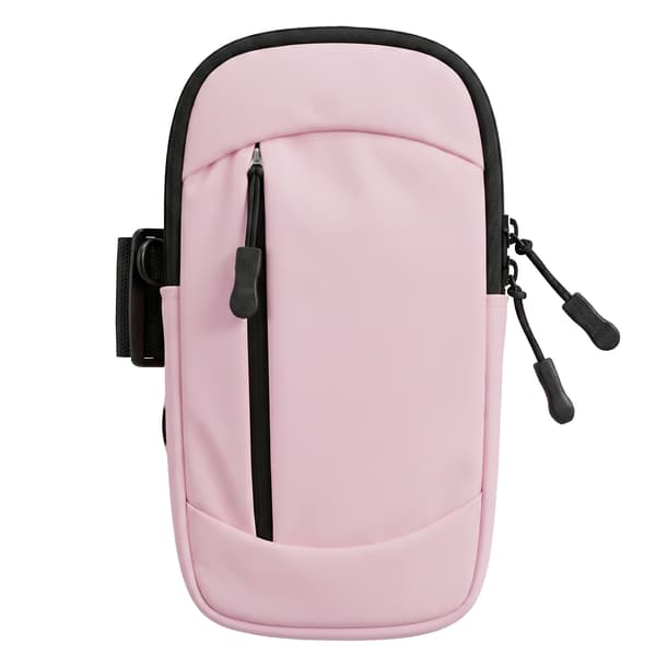 Multifunktionell sporttelefonväska 2-i-1 rosa rosa