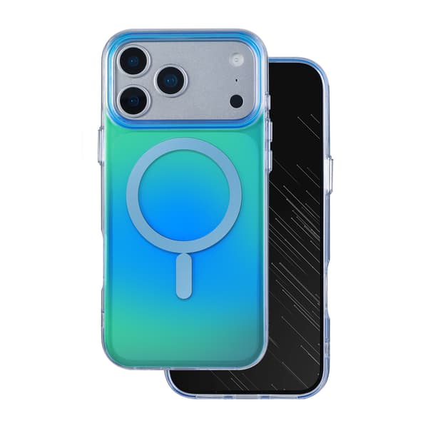 Tecto Shield Aurora skal för iPhone 17 Pro / 18 Pro blå