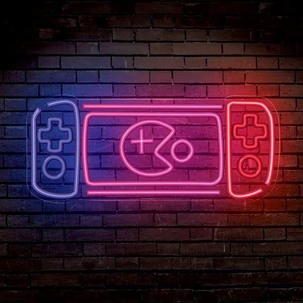 Neon PLEXI LED SPELKONSOL flerfärgad FPNE27 Forever Light