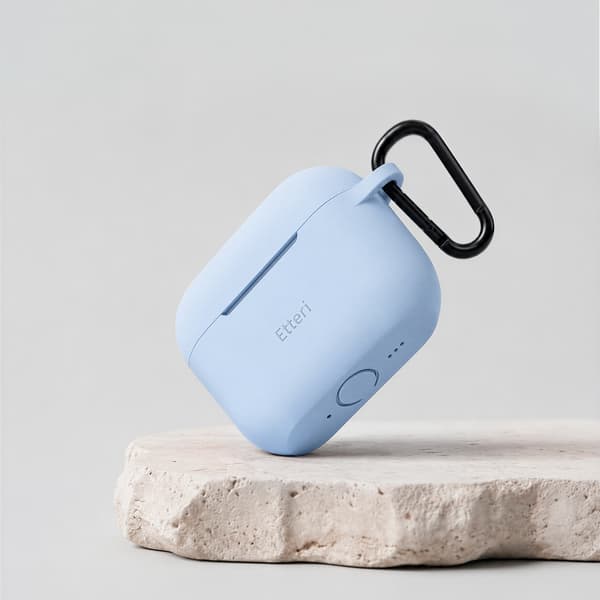 Etteri silikonfodral för AirPods Pro 3 ljusblå
