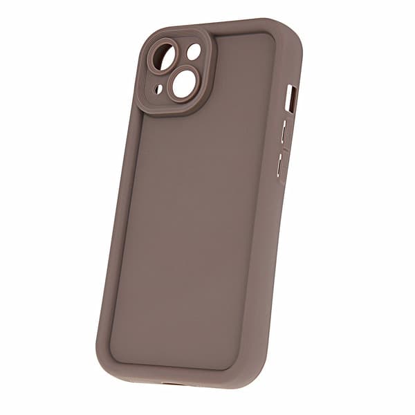 Rim TPU Skal för iPhone 15 Pro – Brun brun