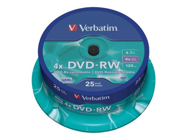 Verbatim 25x DVD-RW 4.7GB