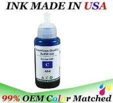 Epson T6642 Cyan Bläkrefill C13T664240