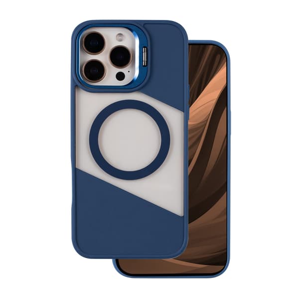 Fusion Mag skal för iPhone 16 Pro Max blå