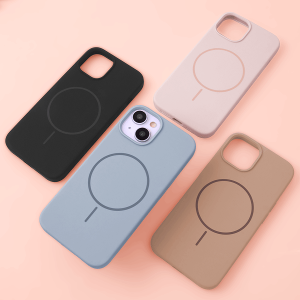 Silikon Thin Mag skal för iPhone 17 Pro / 18 Pro ljusrosa