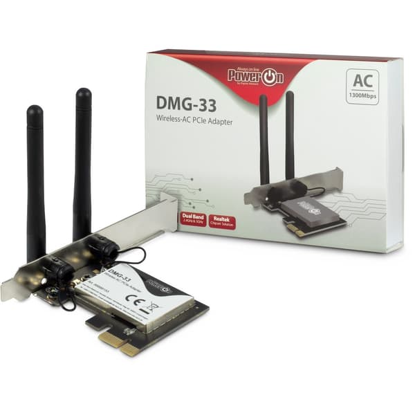 Inter-Tech DMG-33 Netvärksadapter PCI Express x1 1300Mbps