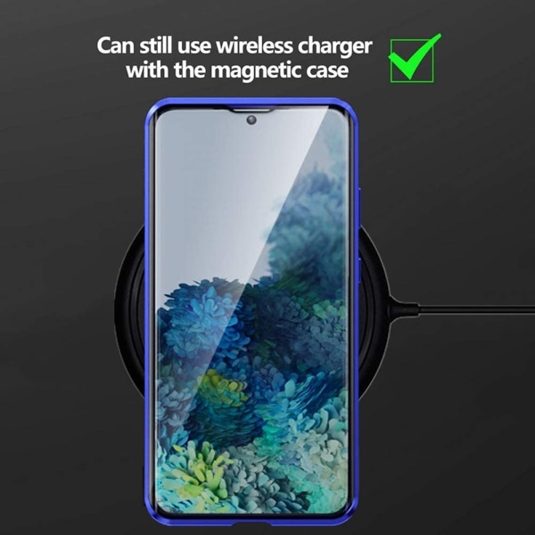 Privacy doubelfodral för Samsung S21 ultra grön grön