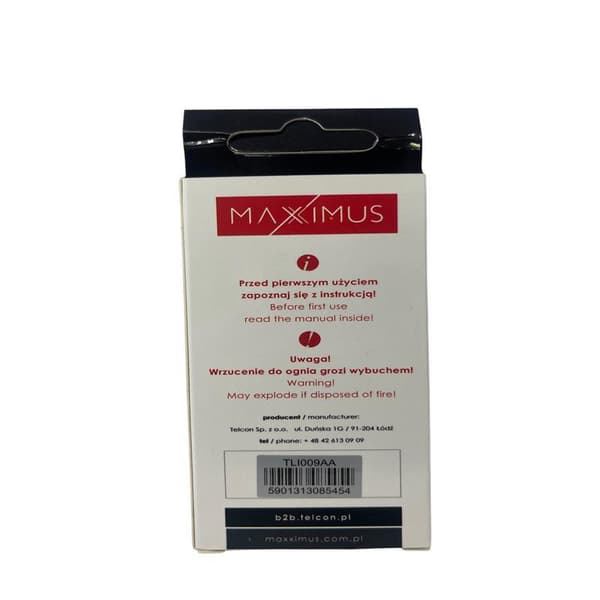 BATTERI MAXXIMUS ALCATEL TLI009AA 900-950mAh TLI009AA