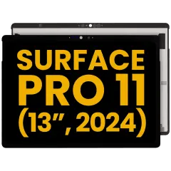 OLED-enhet med digitizer för Microsoft Surface Pro 11\" (renoverad) (OLED-version) (svart) svart