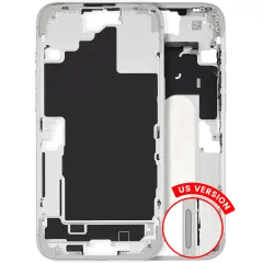 Mellanstor ram med smådelar för iPhone 16 Plus (amerikansk version) (begagnad OEM-dragning: klass A) (vit) vit