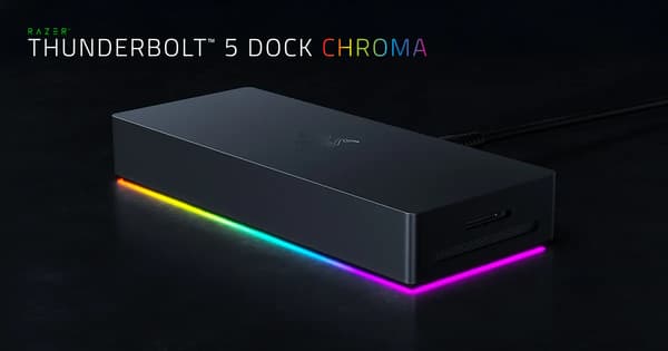 Razer Thunderbolt 5 Dock Chroma Dockningsstation svart