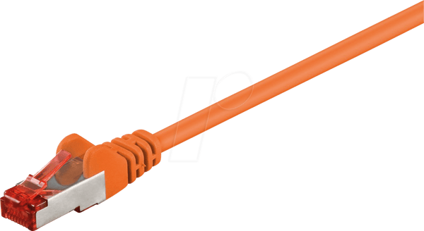 goobay CAT 6 SFTP, PiMF 1m Patchkabel Orange orange