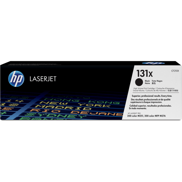 HP 131x svart 2400 sidor Toner CF210X svart