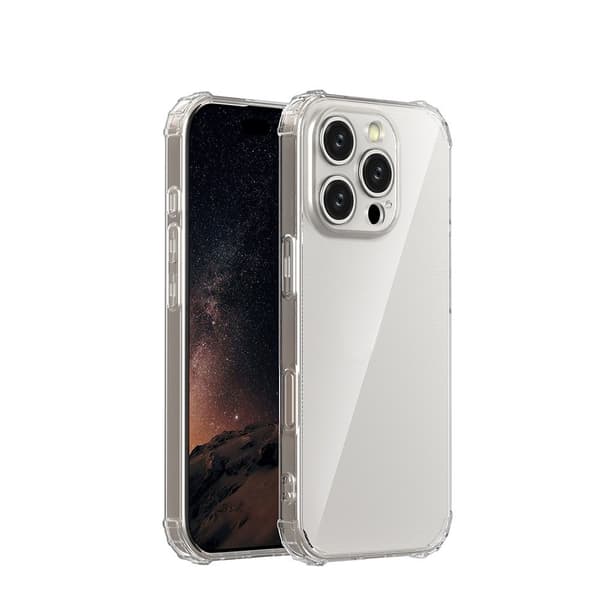 Silikonskal 1,5 mm för iPhone 17 Air 6,6\" transparent