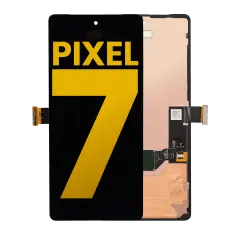 OLED-enhet med ram (med fingeravtryckssensor) för Google Pixel 7 (renoverad) (alla färger)
