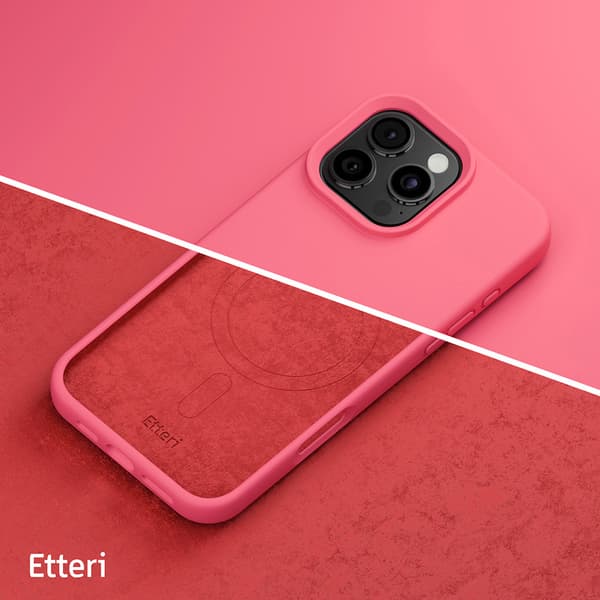 Etteri Silikon Mag skal för iPhone 16 Pro Max hallon