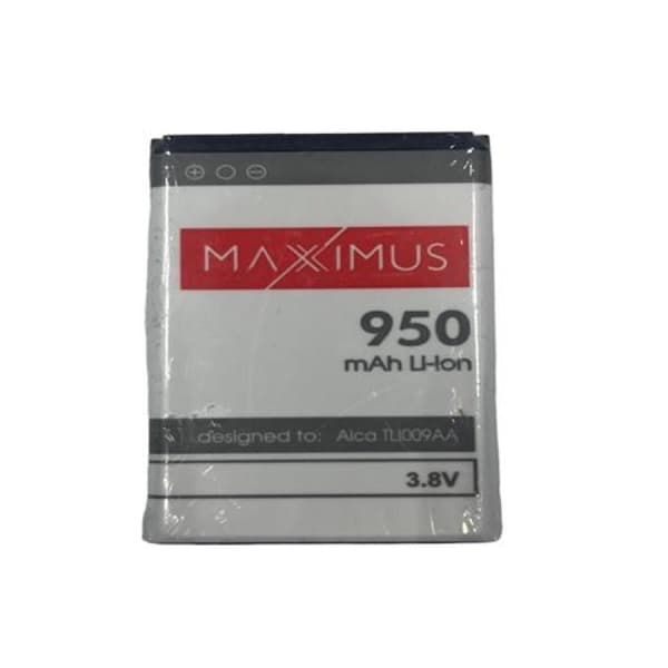 BATTERI MAXXIMUS ALCATEL TLI009AA 900-950mAh TLI009AA